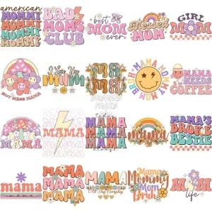 50 Mom Mother's Day Designs Bundle PNG