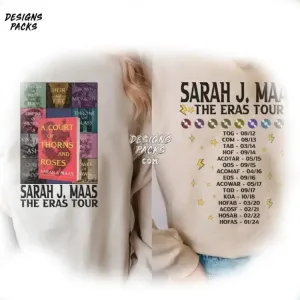 ACOTAR Prythian Sarah J Maas Eras Tour PNG Design