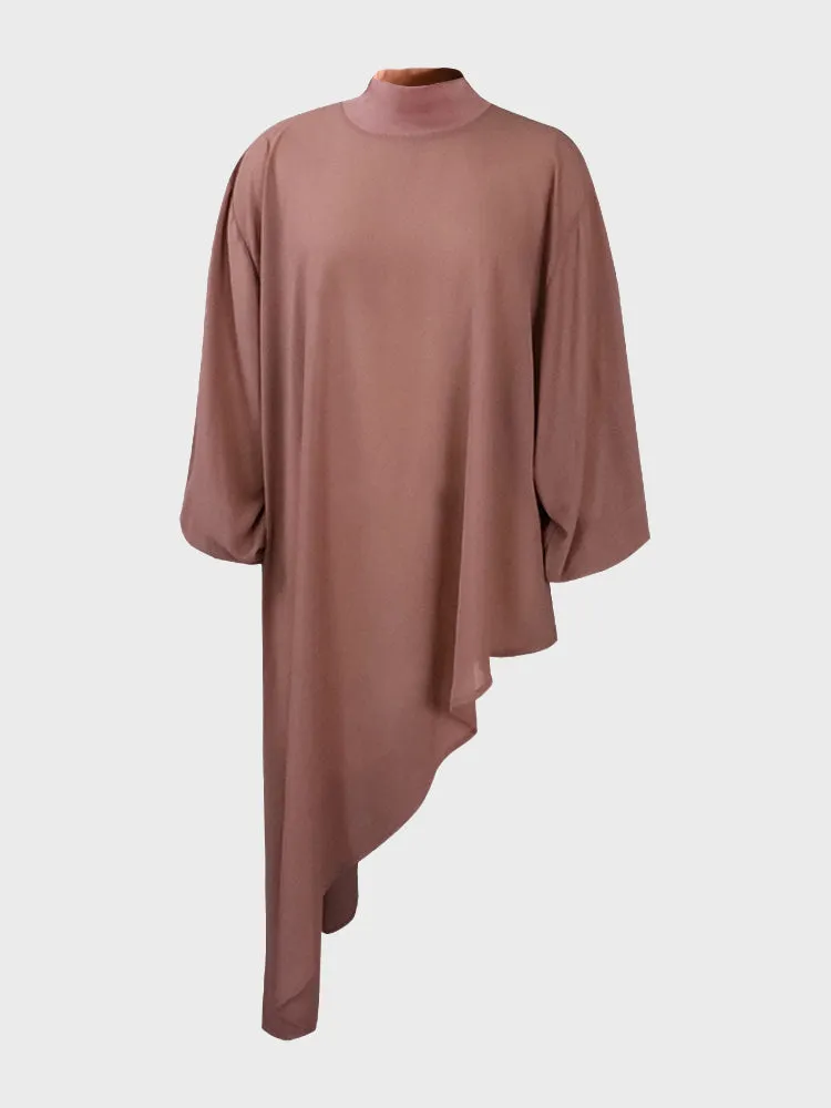 Asymmetrical Hem Blouse