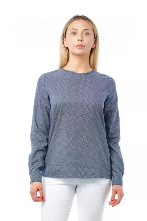 Bagutta Blue Cotton Women Shirt