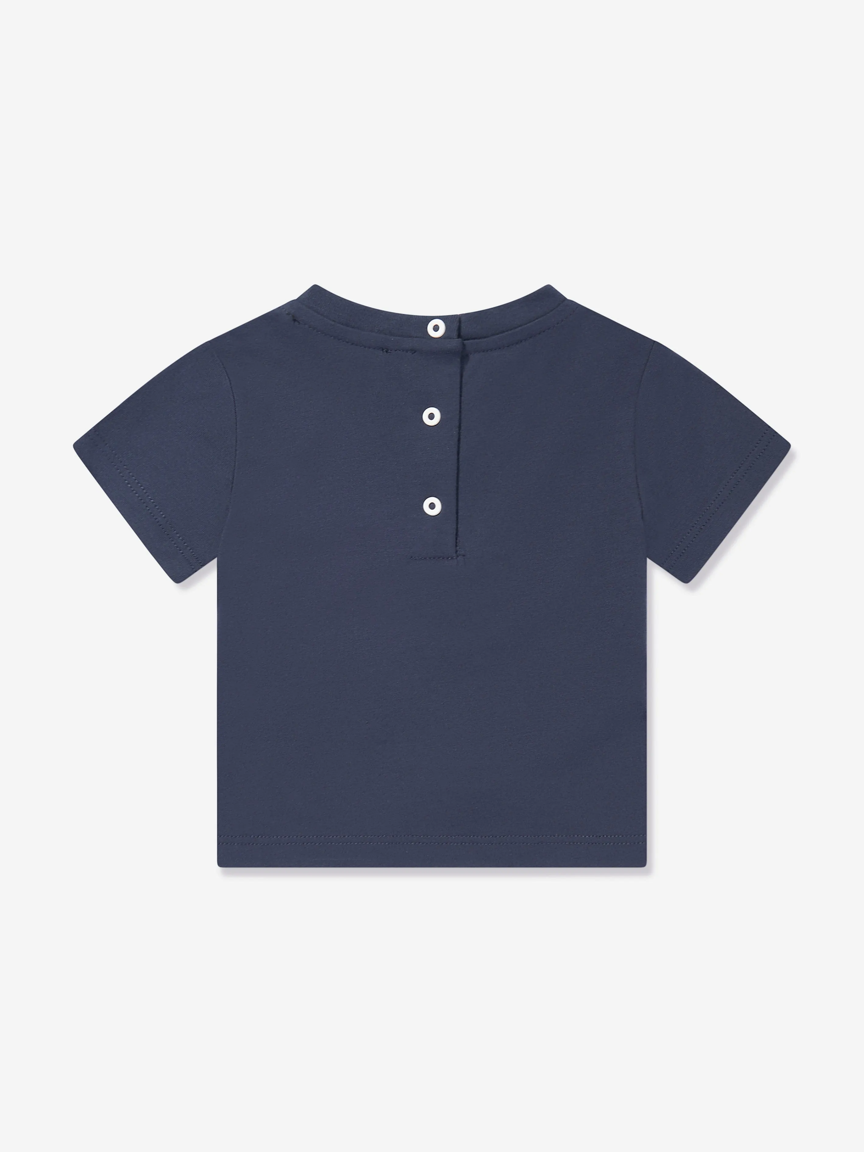 Balmain Baby Logo T-Shirt in Navy