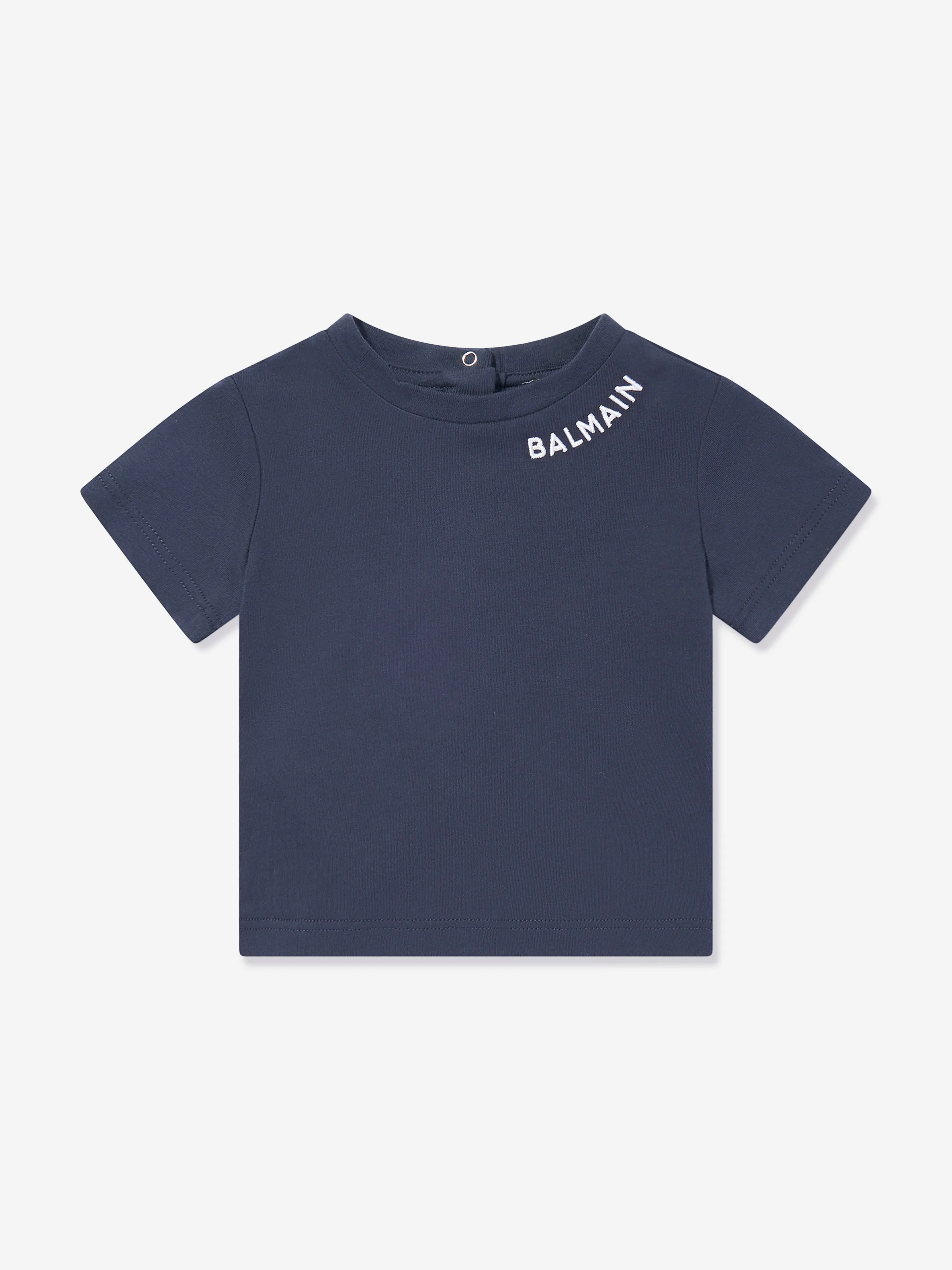 Balmain Baby Logo T-Shirt in Navy