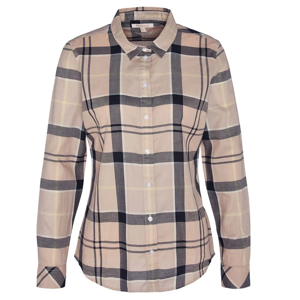 Barbour Bredon Regular Shirt Lemon Dress Tartan