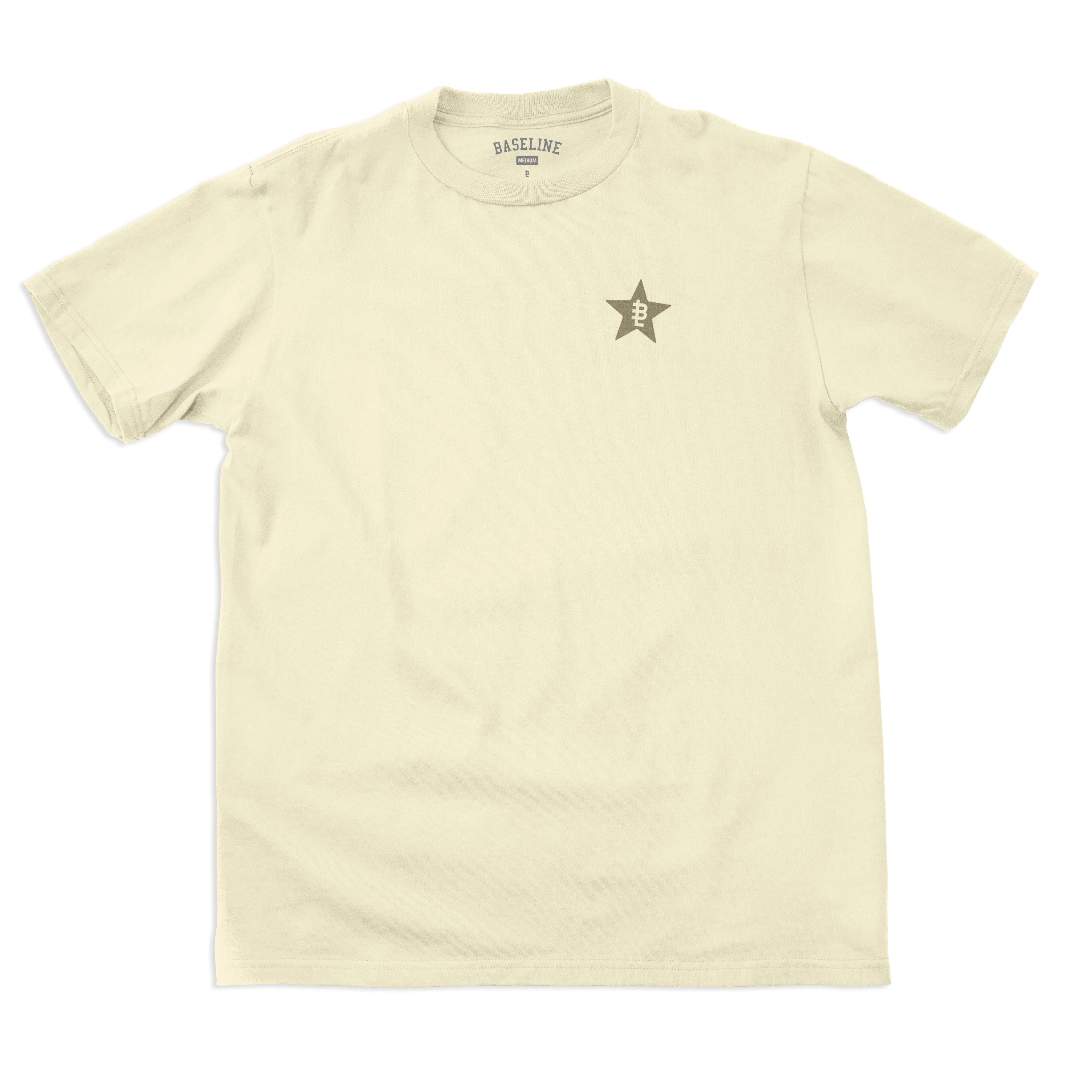 Baseline - Hoffman Tee (Bone/Metallic Gold)