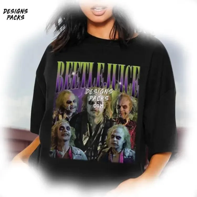 Beetlejuice Halloween Homage TV Beetlejuice Vintage Graphic PNG Design