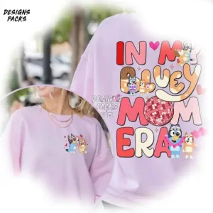 Bluey Cool Mom Club Bluey Mom In My Bluey Mom Era PNG Design