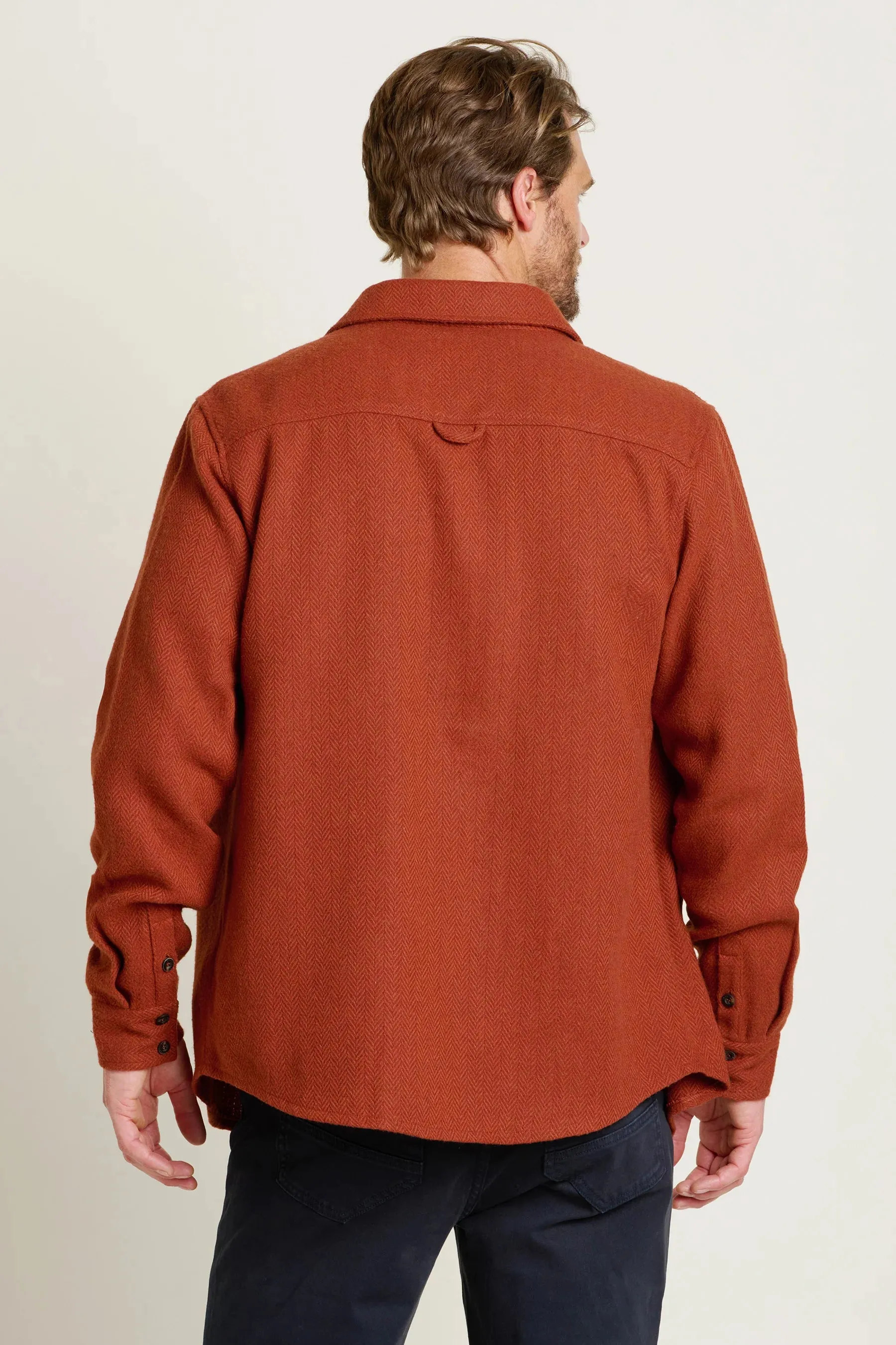 Brakeburn XXL Burnt Orange Rust Overshirt