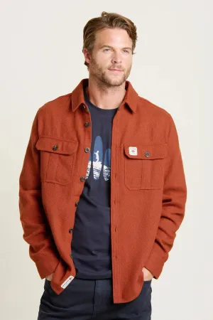 Brakeburn XXL Burnt Orange Rust Overshirt