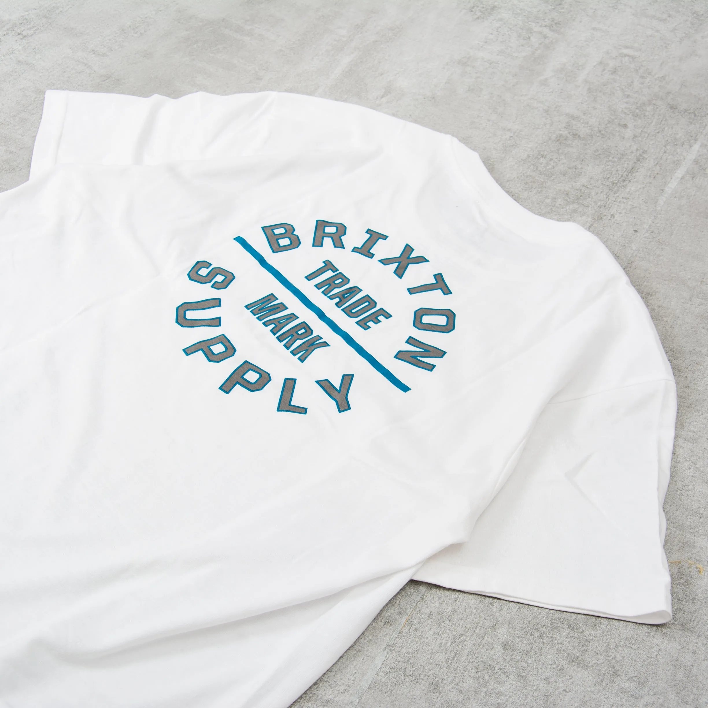 Brixton Oath S/S Standard Tee - White / Chinois Green