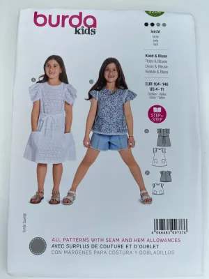 BURDA KIDS Blouse & Dress - 9264