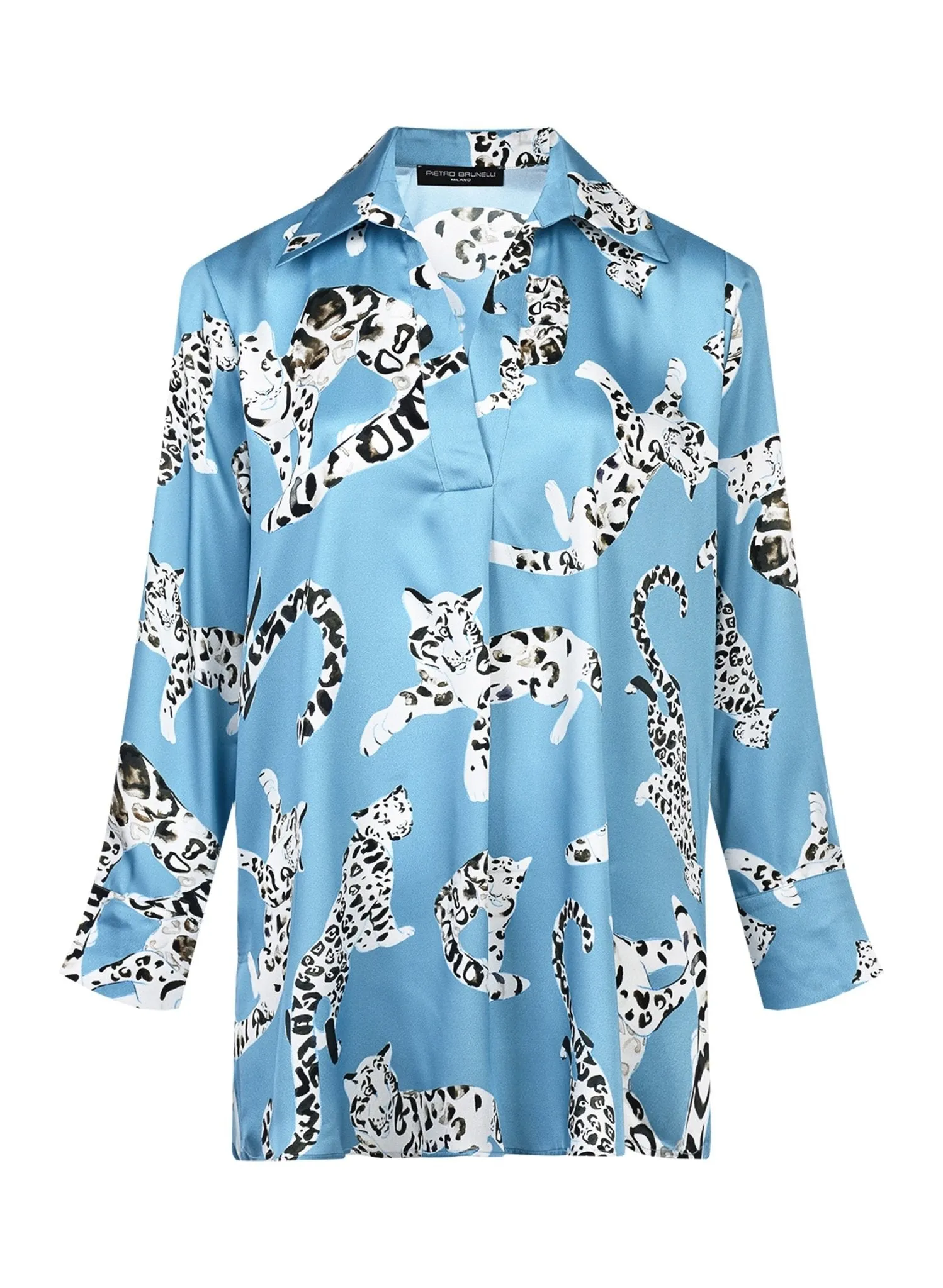 Cameron Maternity Shirt - Urban Leopard