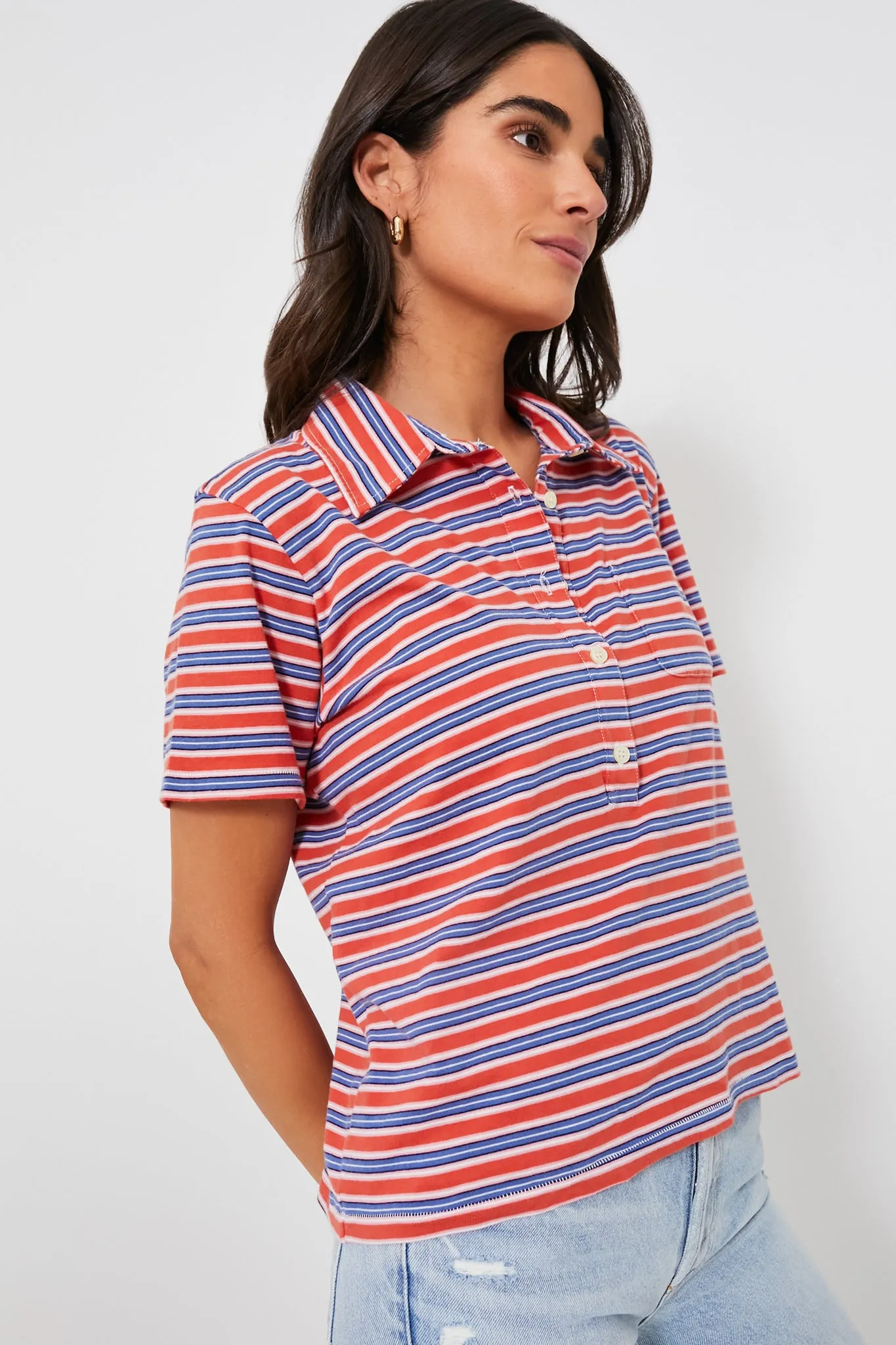 Campervan Stripe The Lacrosse Polo