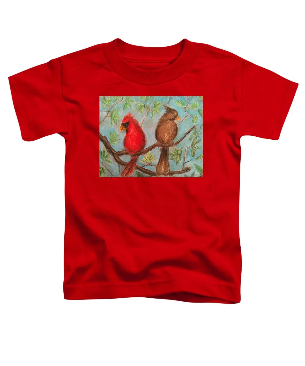 Cardinal Couple - Toddler T-Shirt