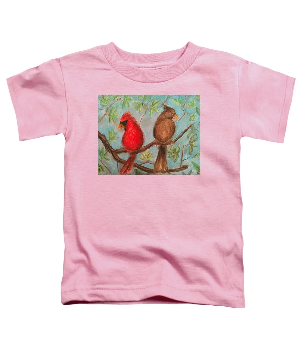 Cardinal Couple - Toddler T-Shirt