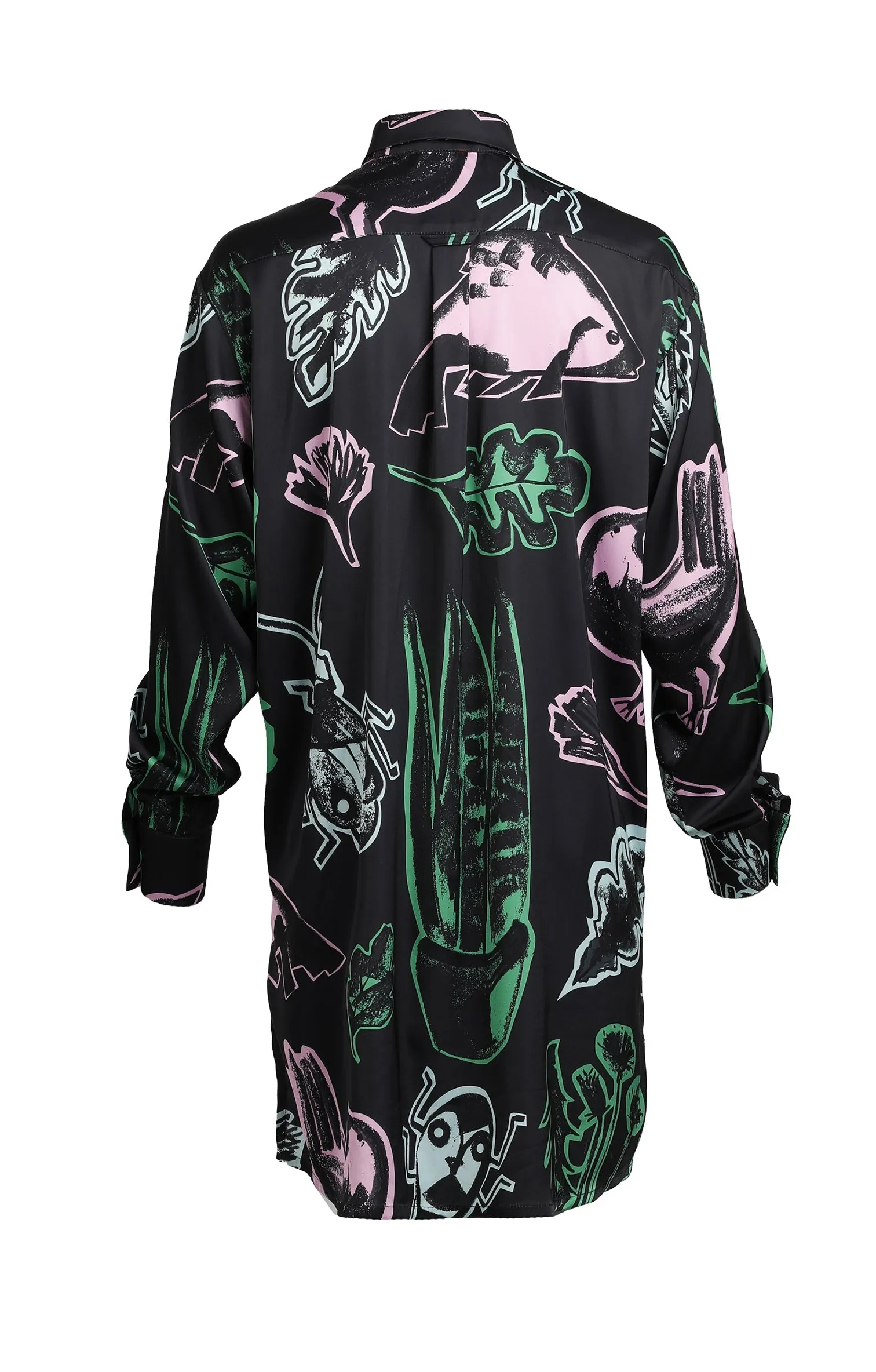 Chamonix Oversized Long Shirt Totem Green