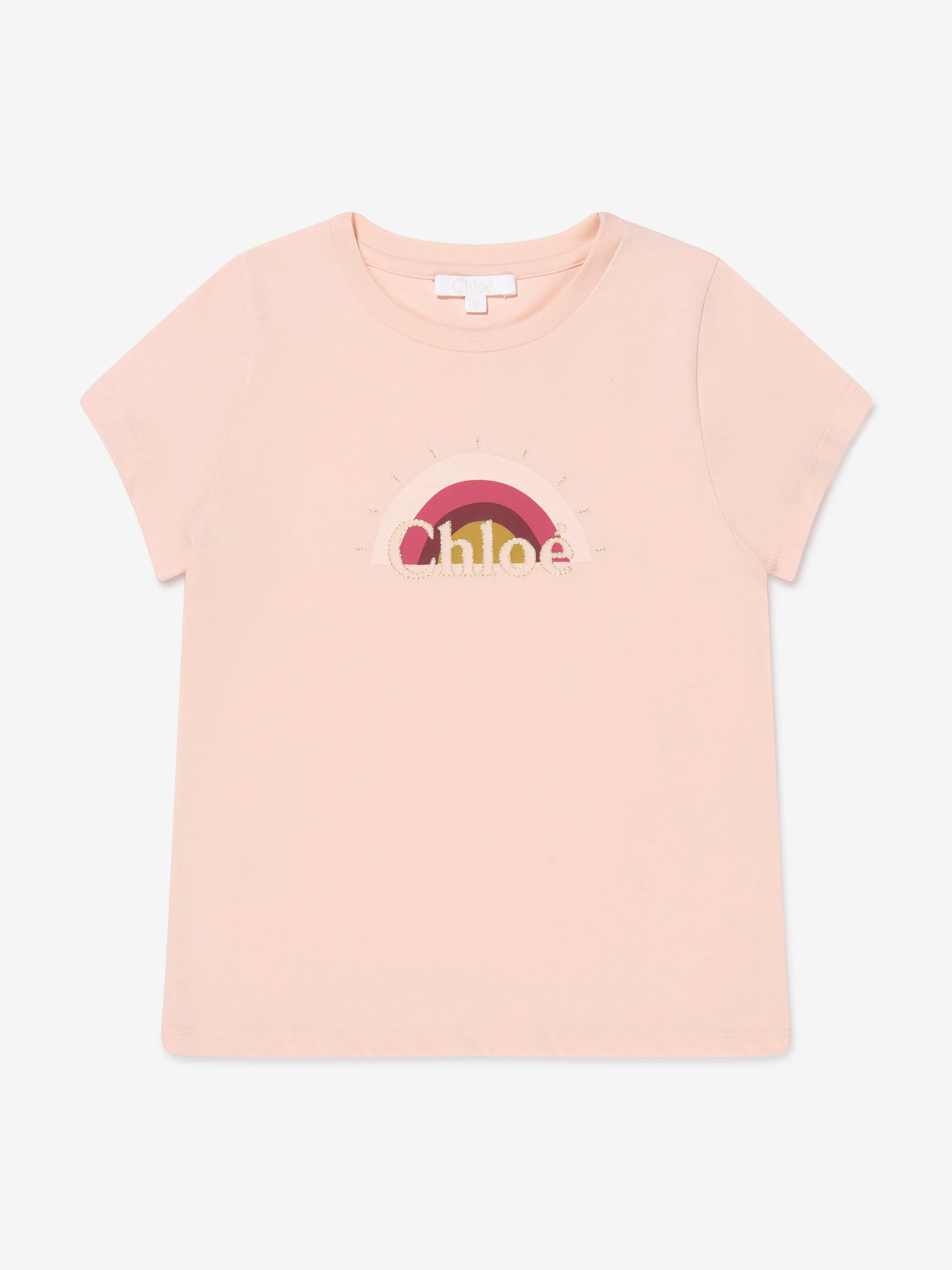 Chloé Girls Organic Cotton T-Shirt