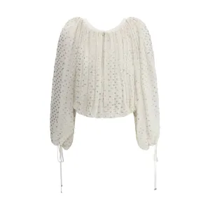 Chloé Off-Shoulder Shirt