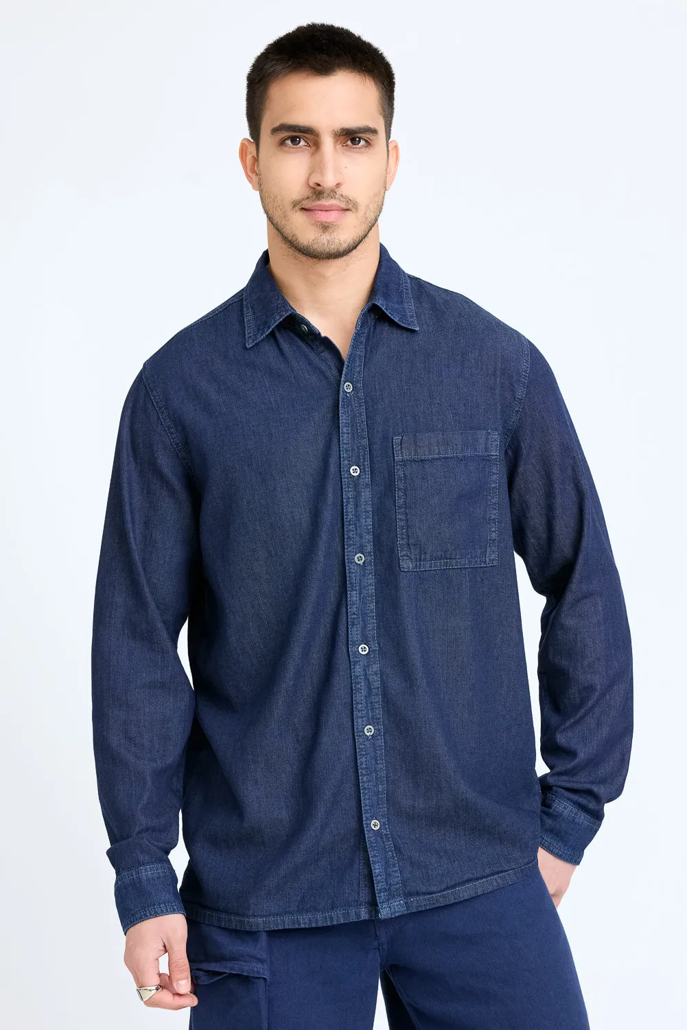 Classic Indigo Men's Shirt