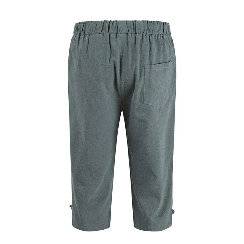 Cotton Style Pants With Pockets