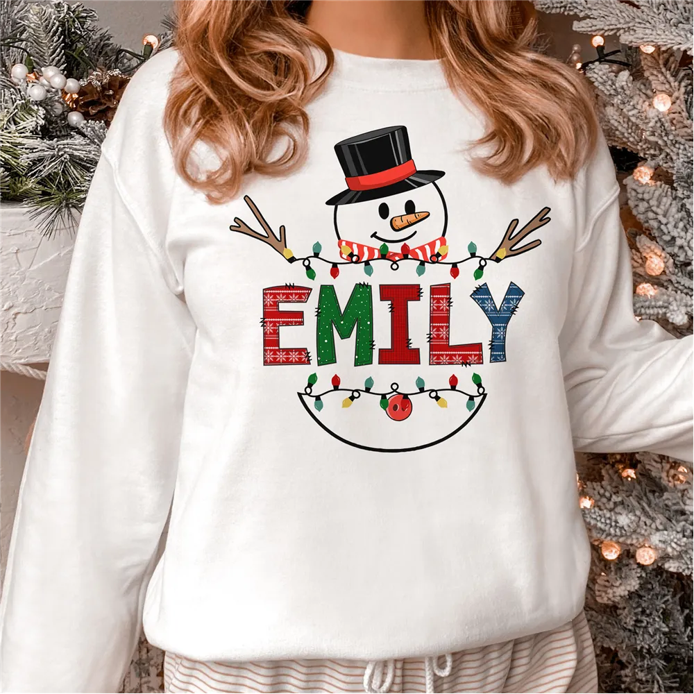 Custom Family Names Christmas Gift For Family Members - Personalized Shirt