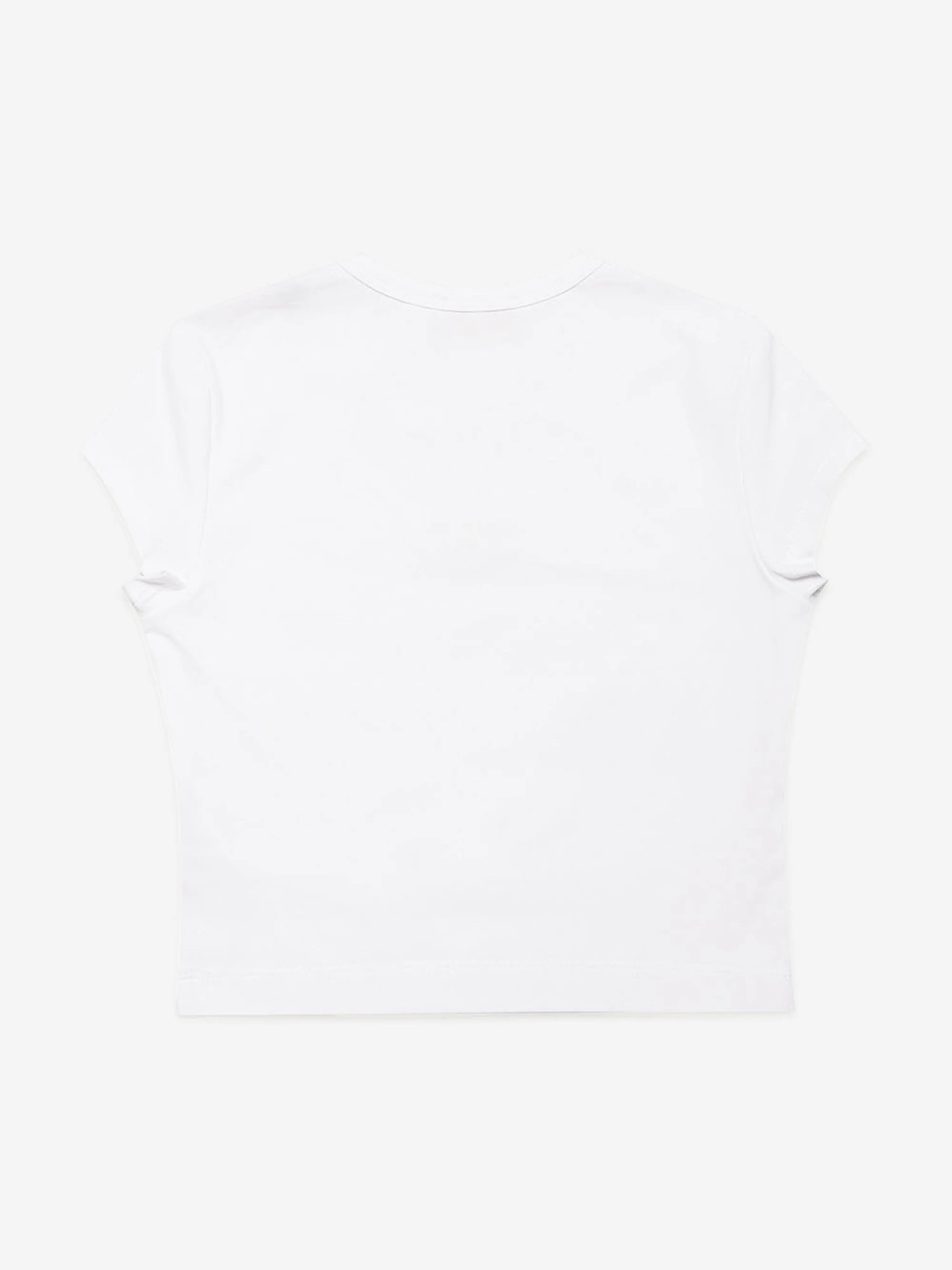 Diesel Girls Logo T-Shirt in White