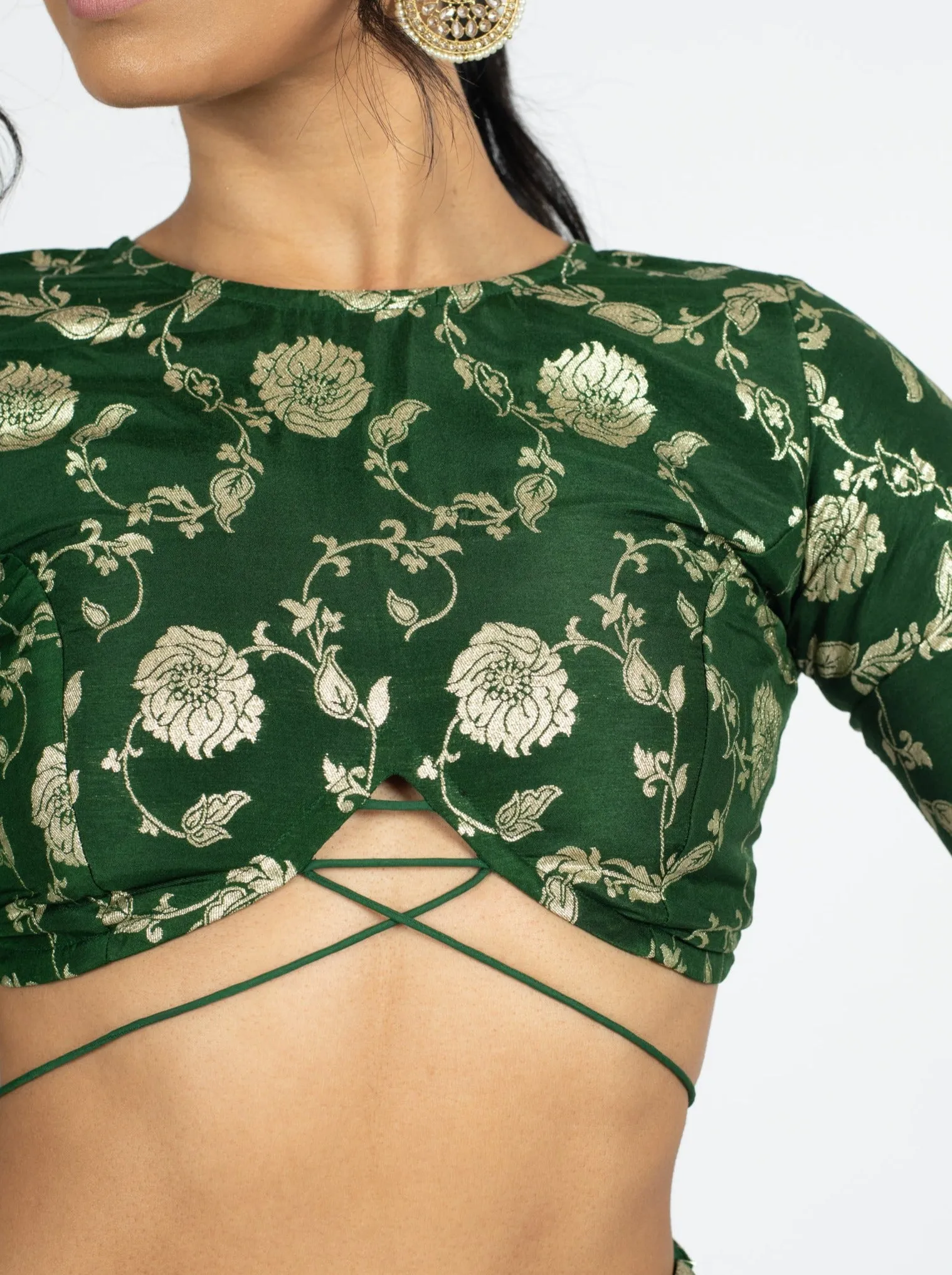 Emerald Dahlia Blouse