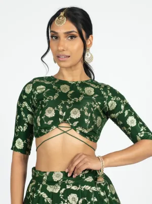 Emerald Dahlia Blouse