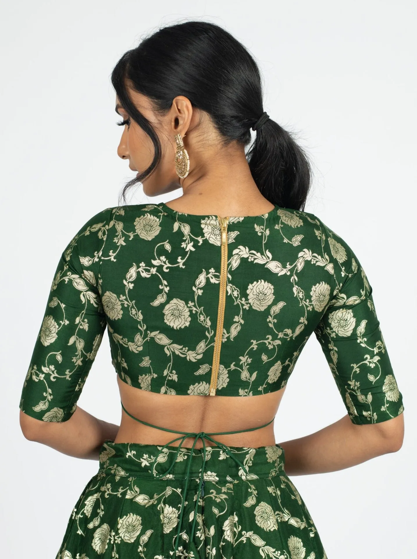 Emerald Dahlia Blouse