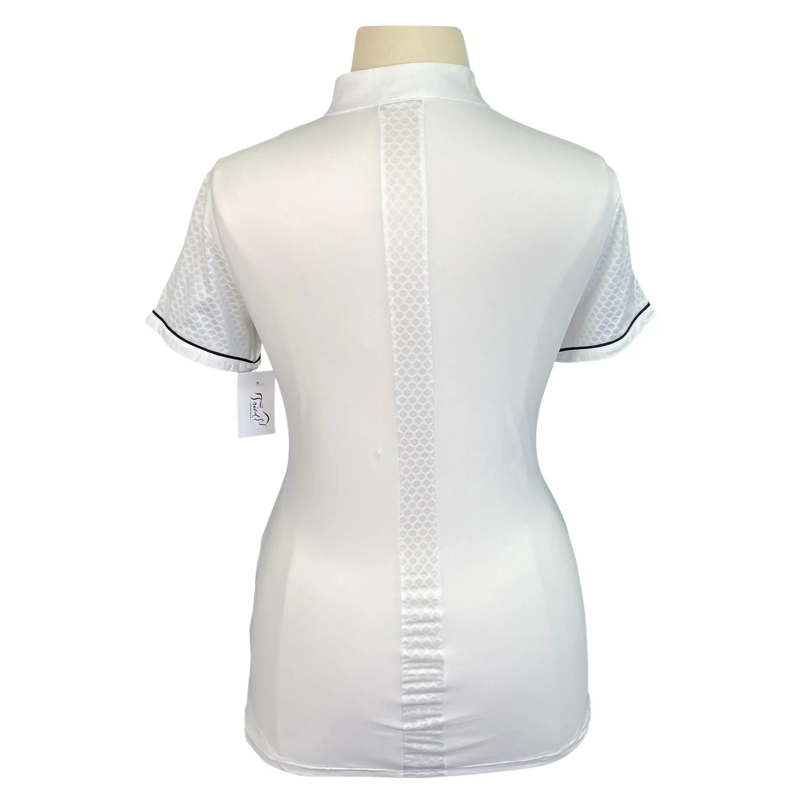 Equiline 'Cresida' Show Shirt in White - Women's IT 46 (US 12)