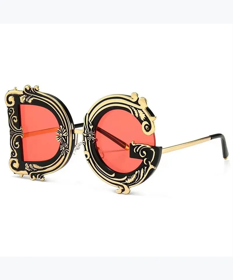 Fashionable European And American Metal Women Sunglasses XS1083