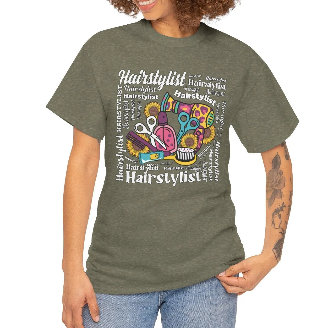 Hair Stylist Tools Design Tee