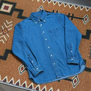 HAND ROOM 8oz Denim Button Down Shirt