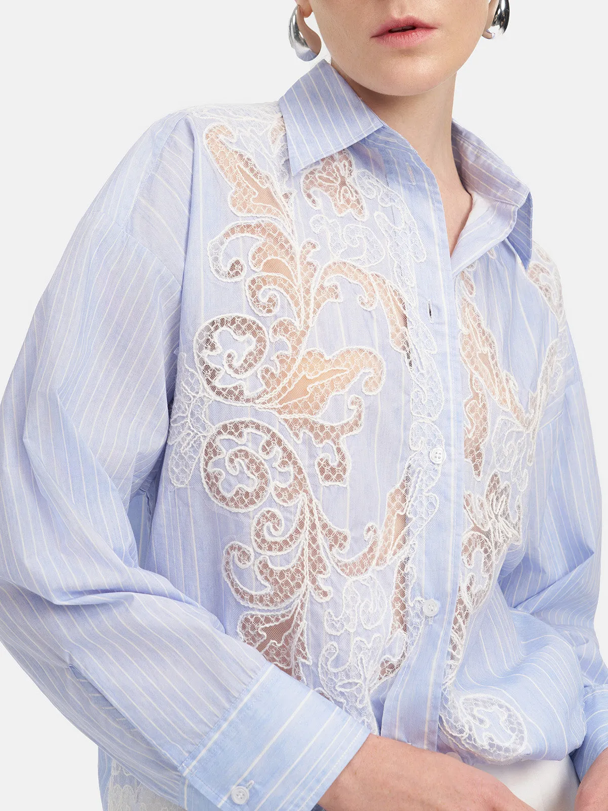 Handmade Lace Embroidered Blouse