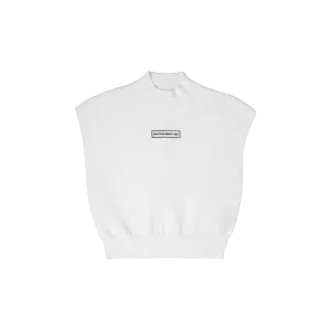 HIGH NECK TOP - WHITE