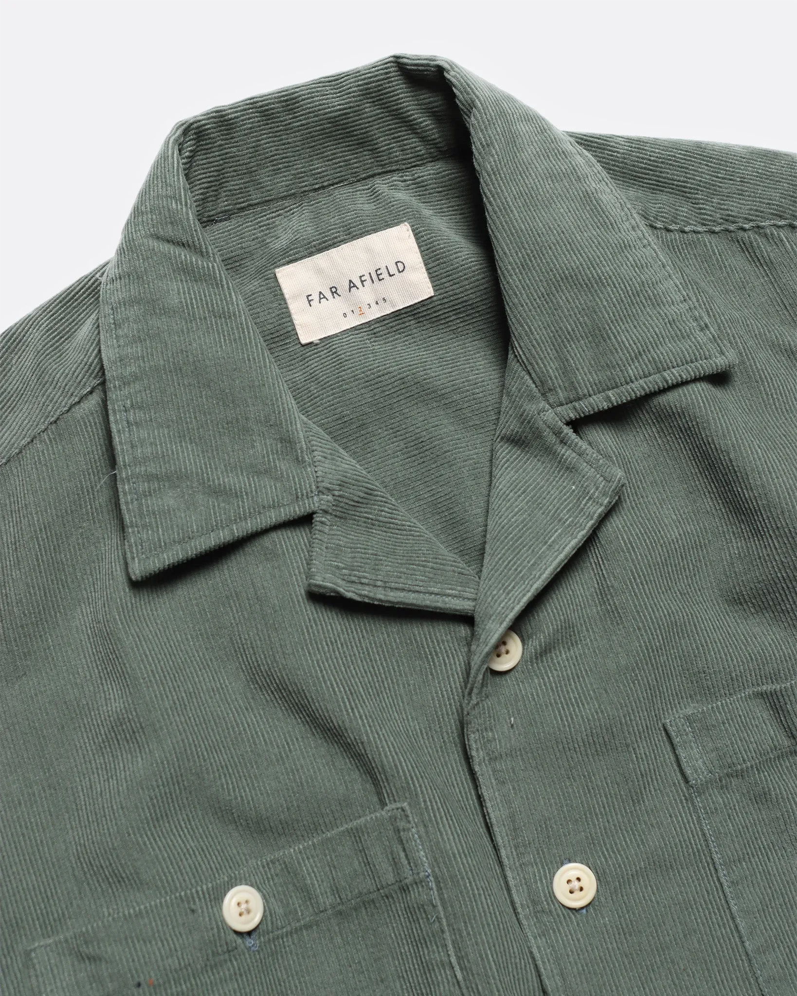 Hiro Shirt - Forest Green Corduroy