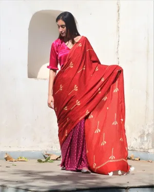 Jannah Modal Silk Saree - Rang