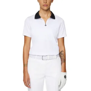 J.Lindeberg Women's Izara Golf Polo Shirt - White