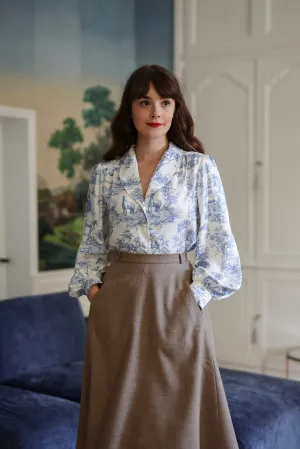 Julie Toile De Jouy Blouse