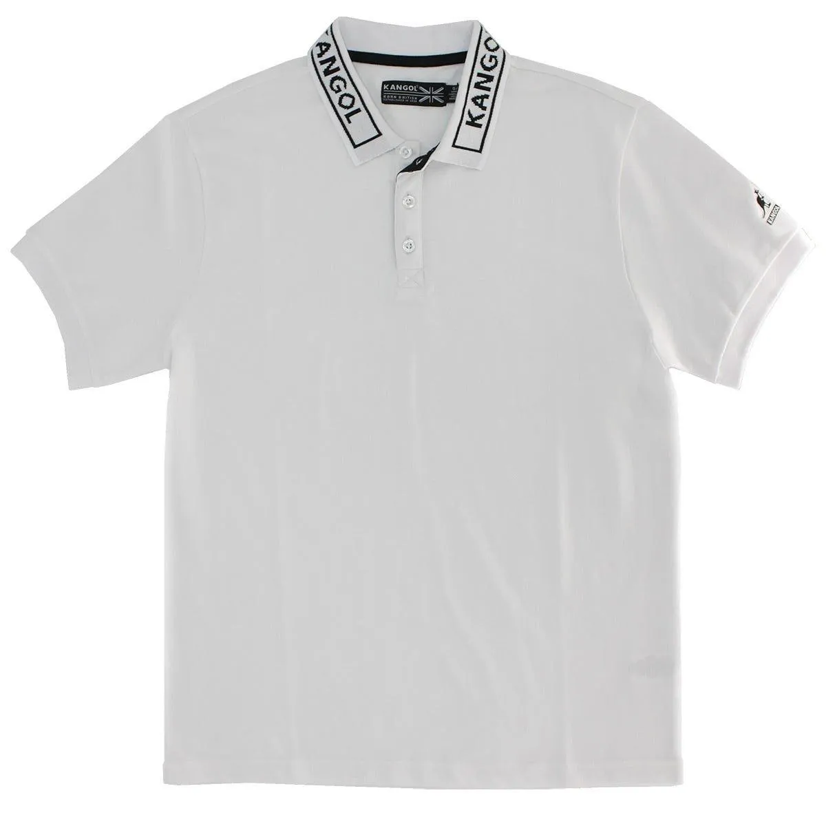 Kangol Collard Short Sleeve Pique Polo