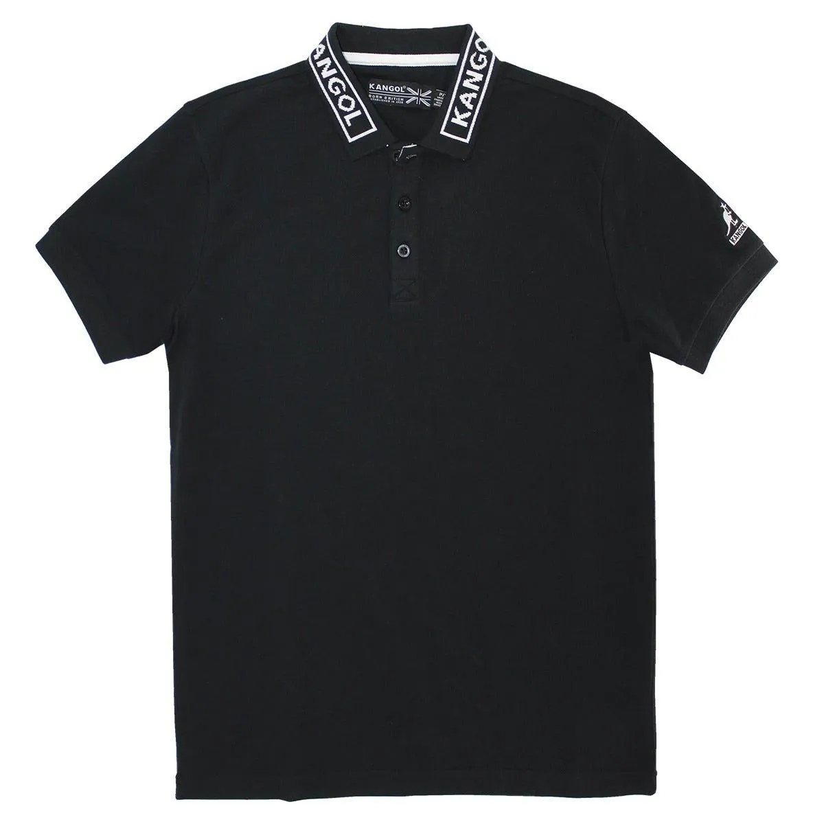 Kangol Collard Short Sleeve Pique Polo