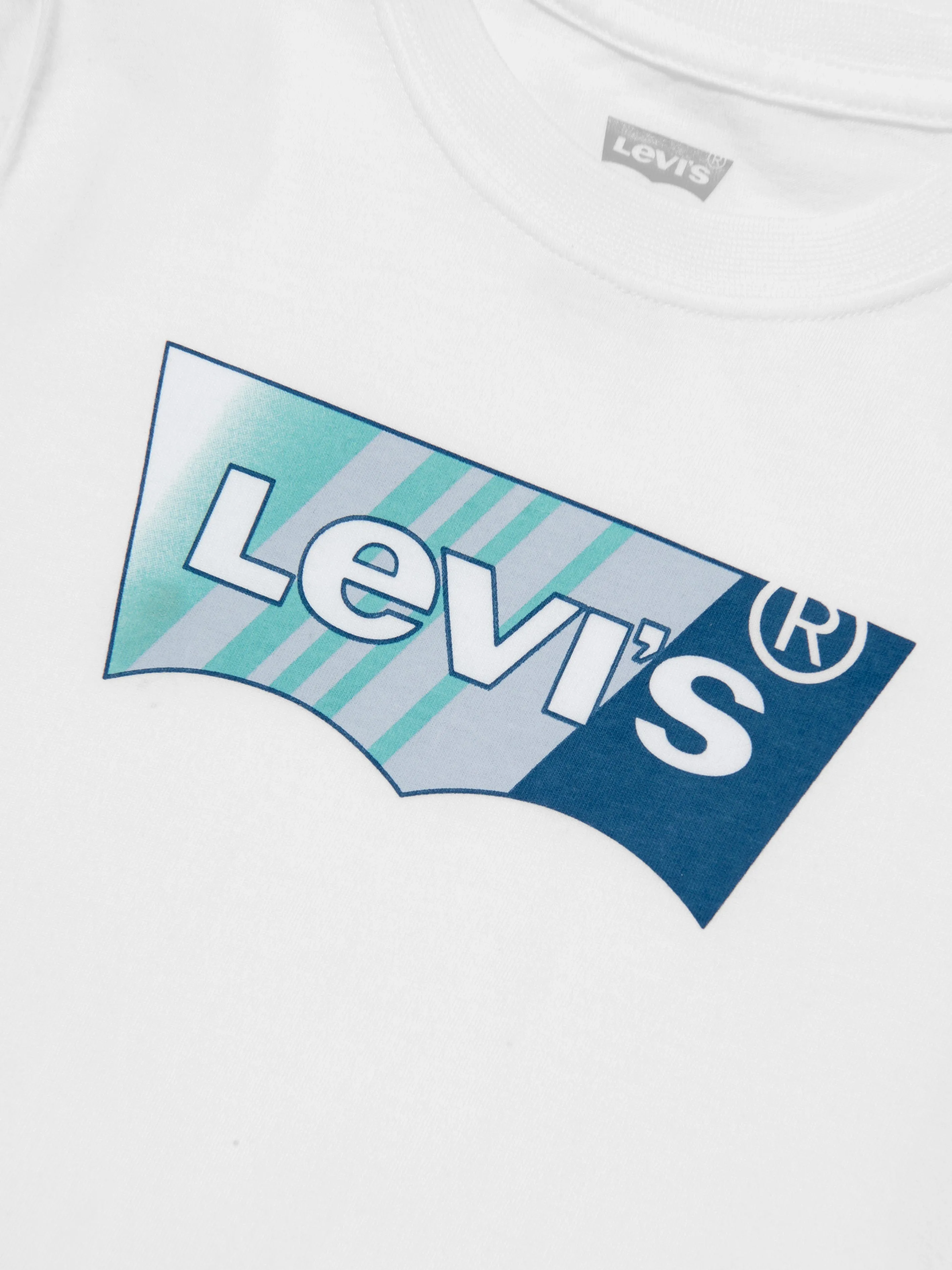 Levi's Wear Boys Painted Stripe Batwing T-Shirt in White