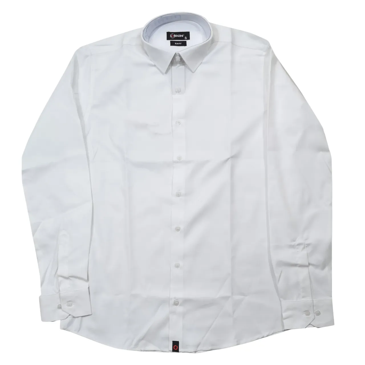 Lorenzini LS Slim Fit White Shirt