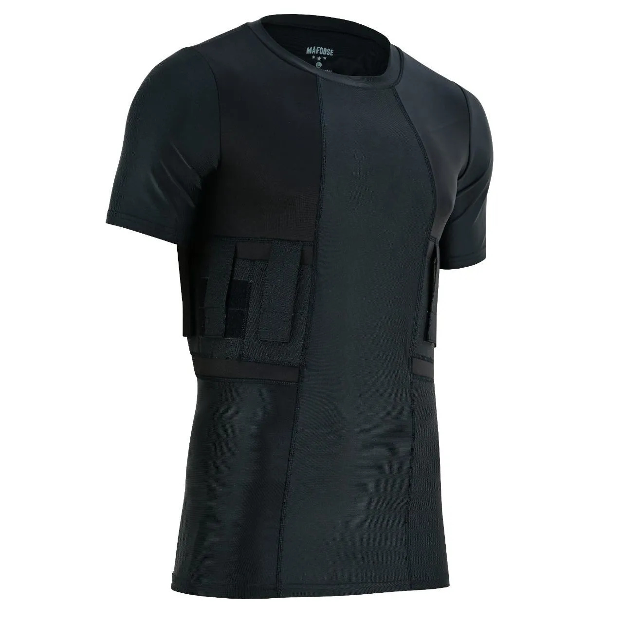 Mafoose Men's Undercover Concealed Carry CCW Tactical Holster Compression Shirt Medium to 4XL