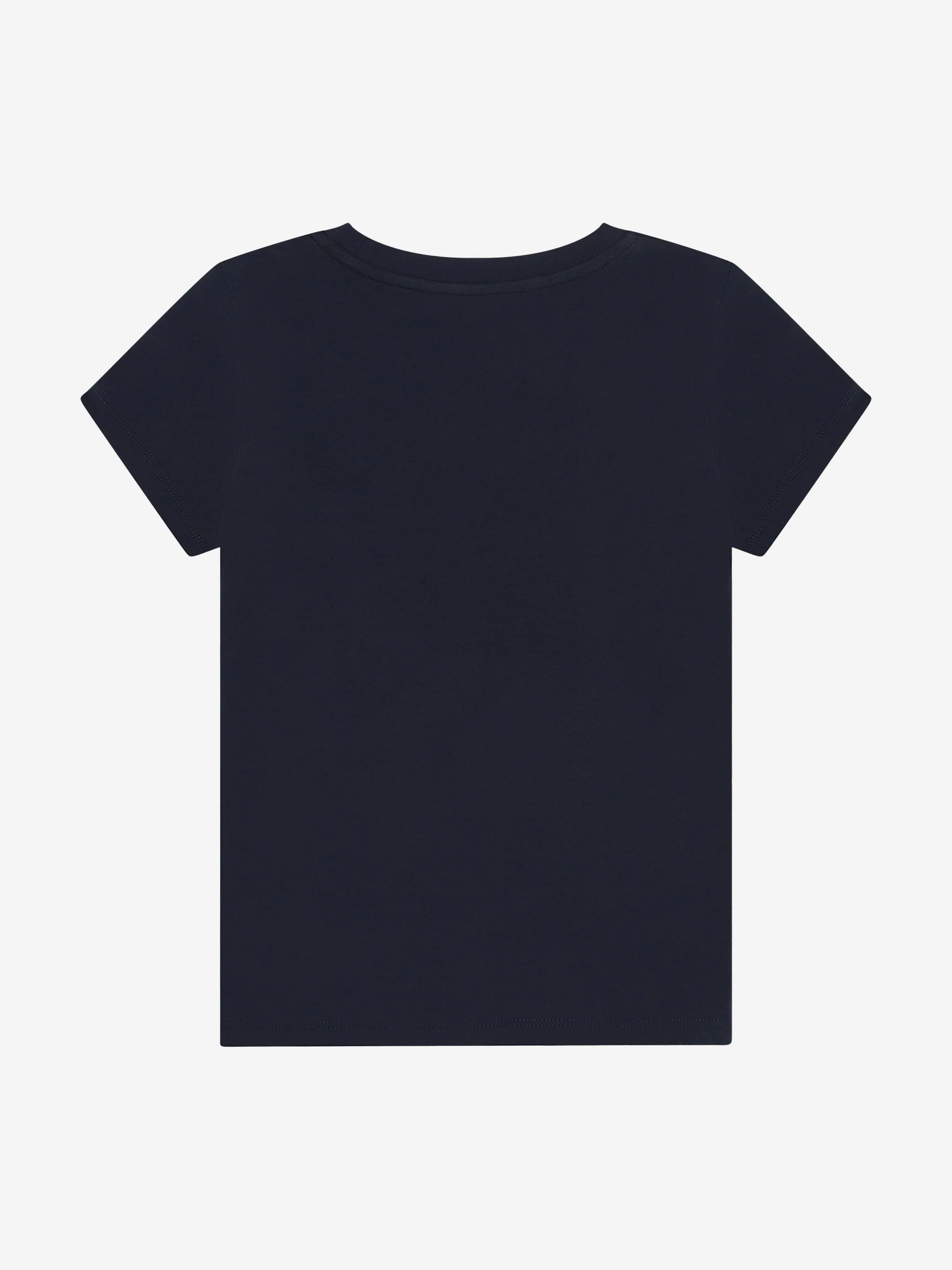 Michael Kors Girls Studded Logo T-Shirt in Navy