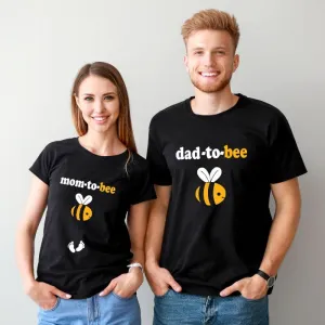 Mom to Bee Dad to Bee Pregnancy Announcement - Mom &  Dad T-Shirts