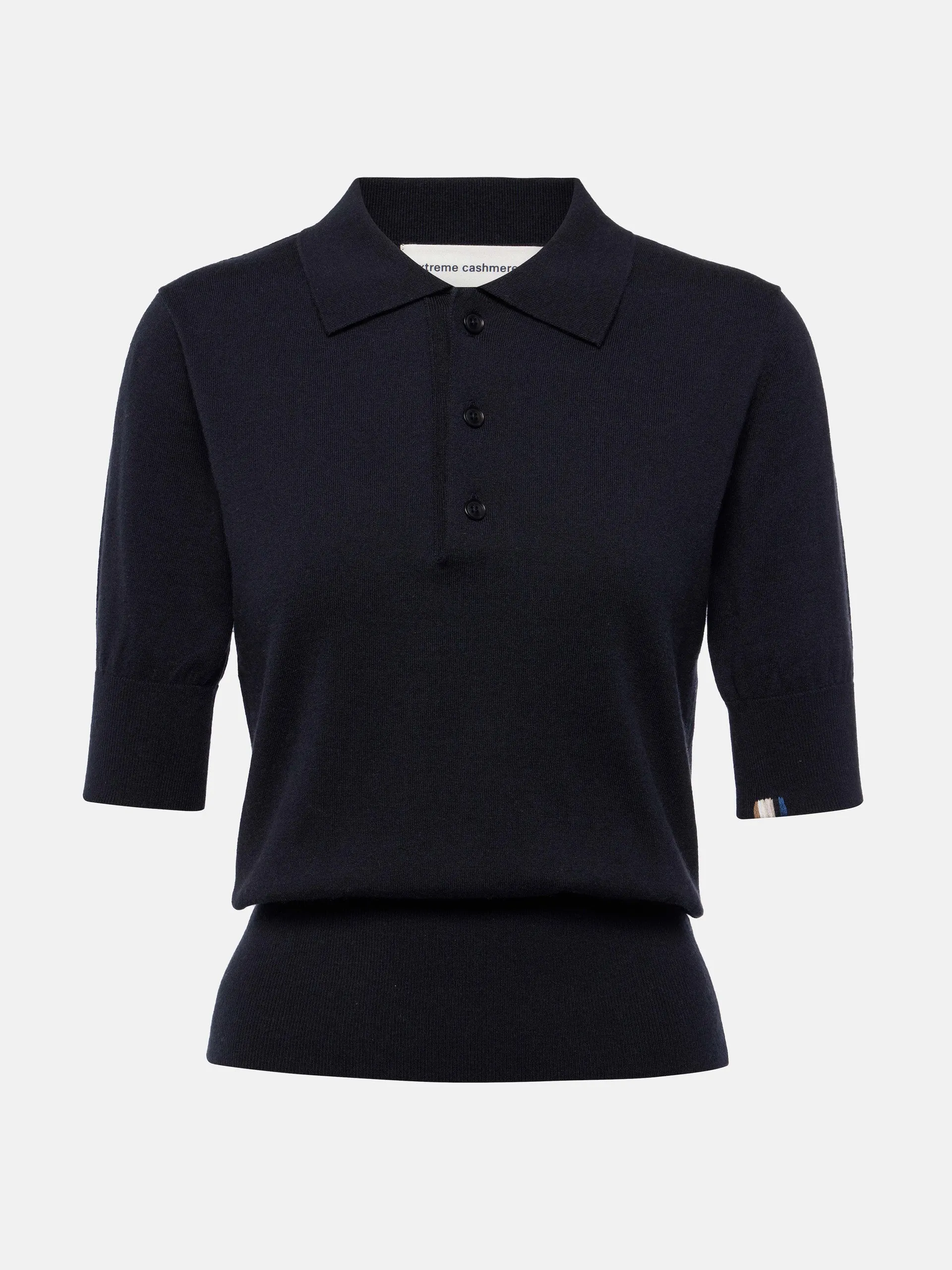 N°351 Park cotton and cashmere polo shirt