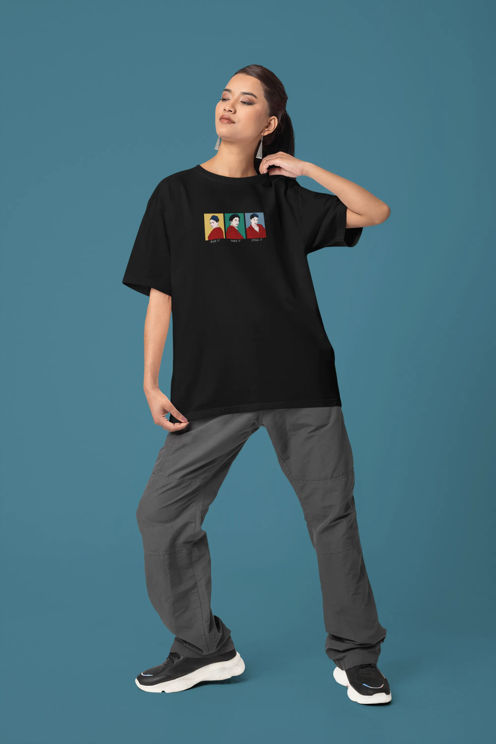 Official Crew Team Block Oversize T-shirt