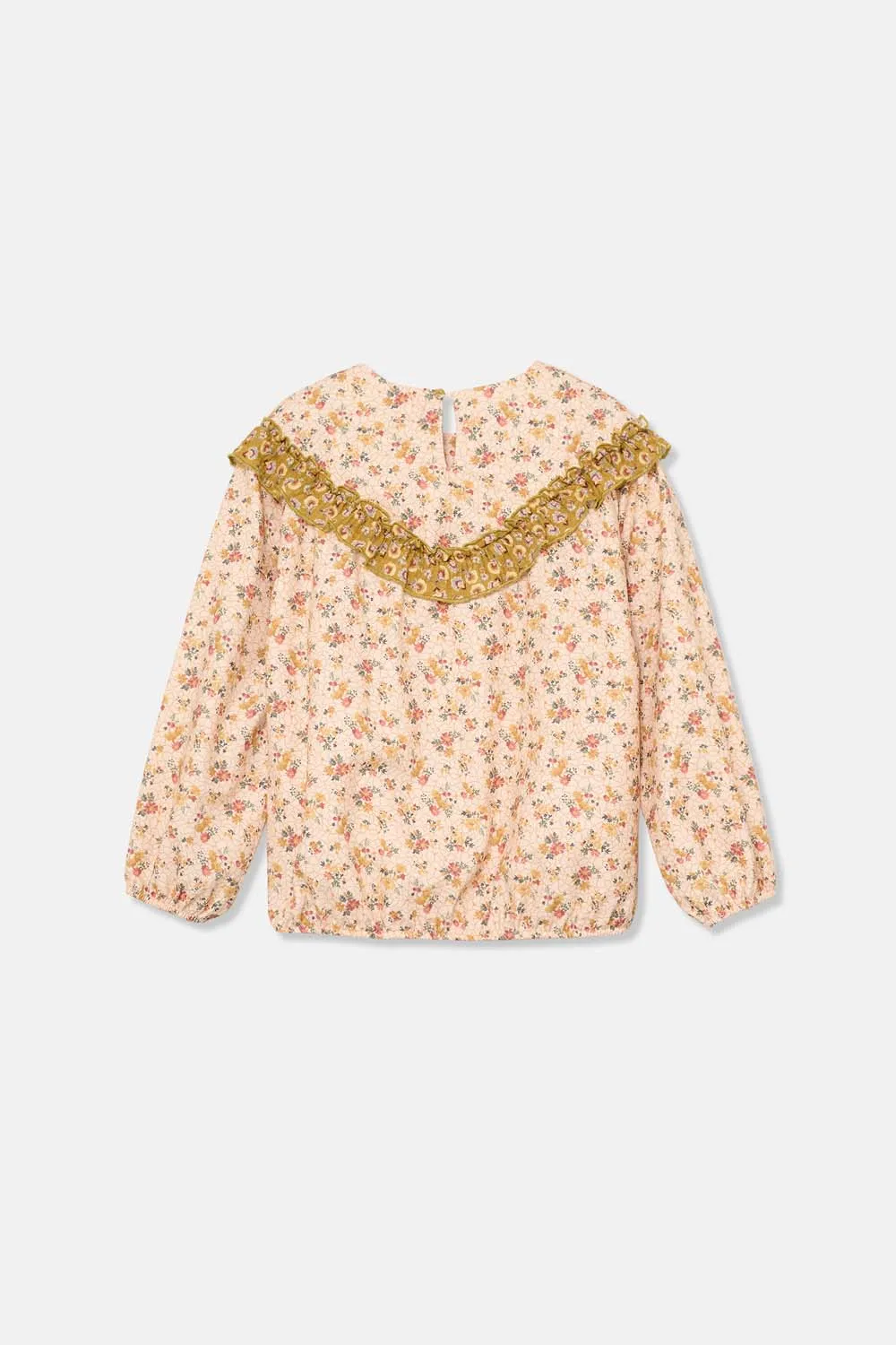 ORGANIC FLORAL BLOUSE