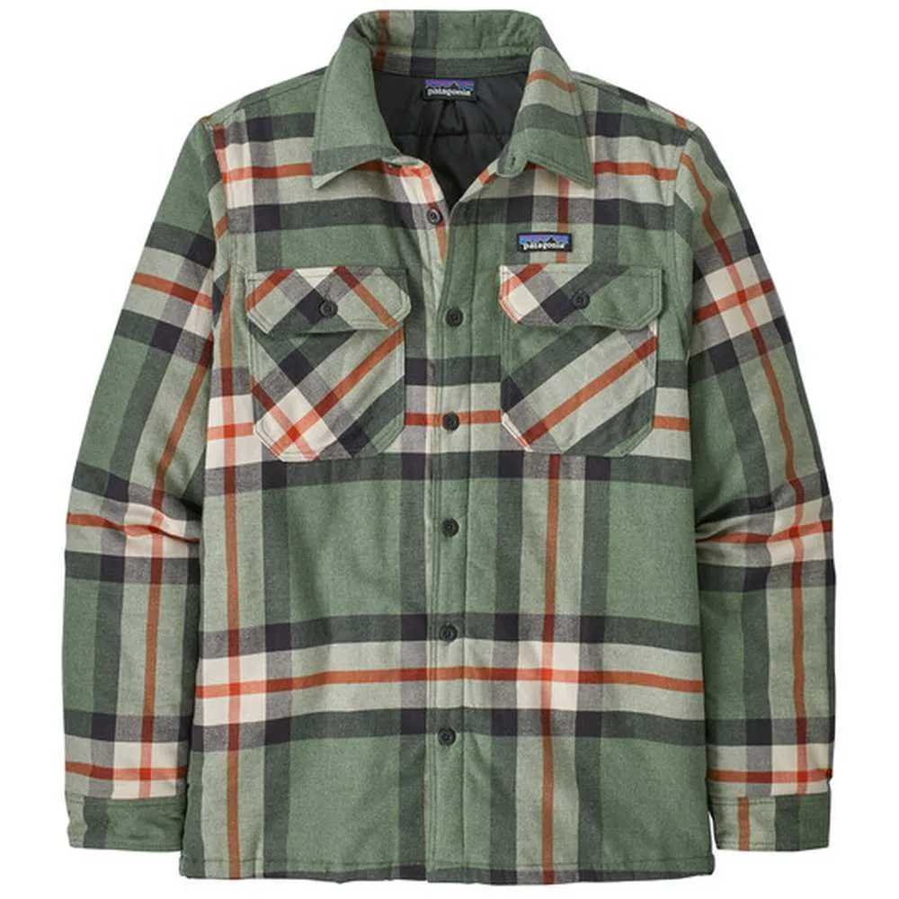 Patagonia Men's Insulated Organic Cotton Midweight Fjord Flannel Shirt