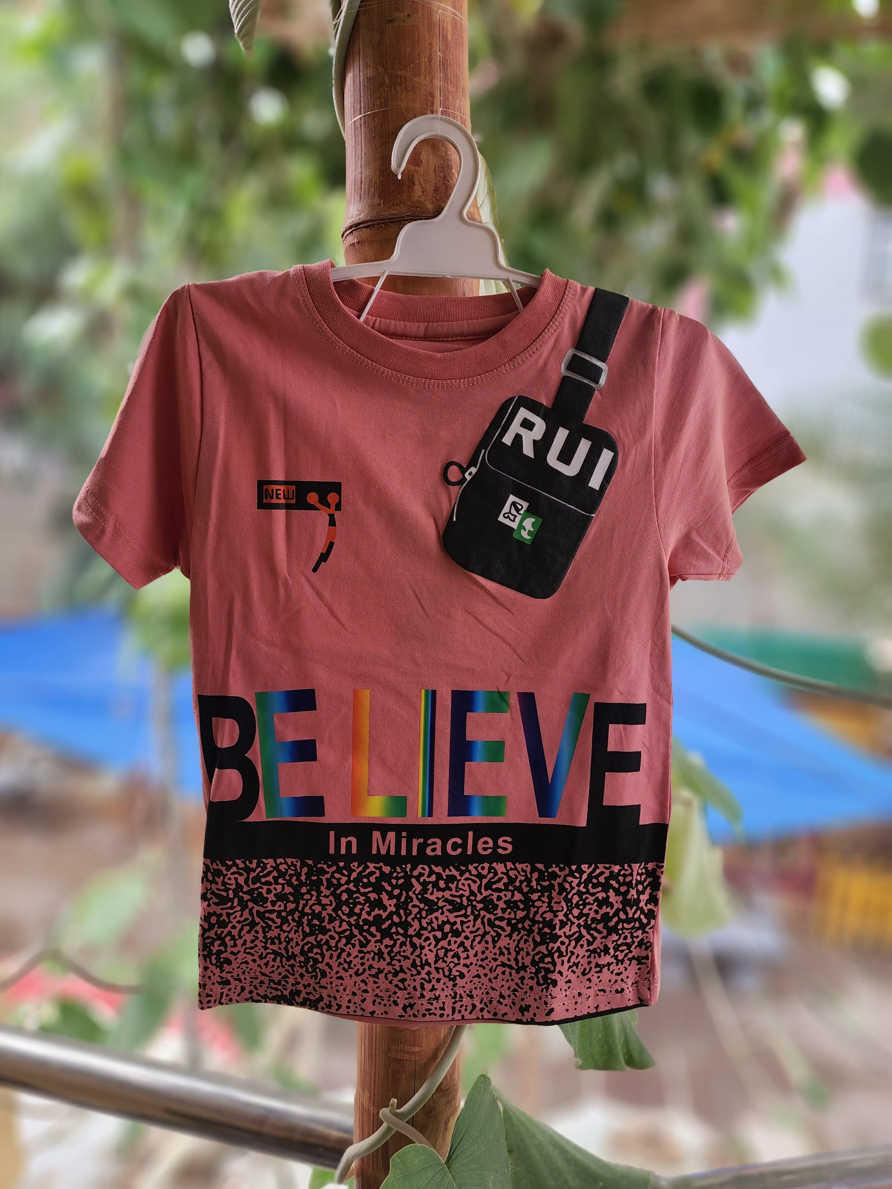 Pink Retro Style T Shirt